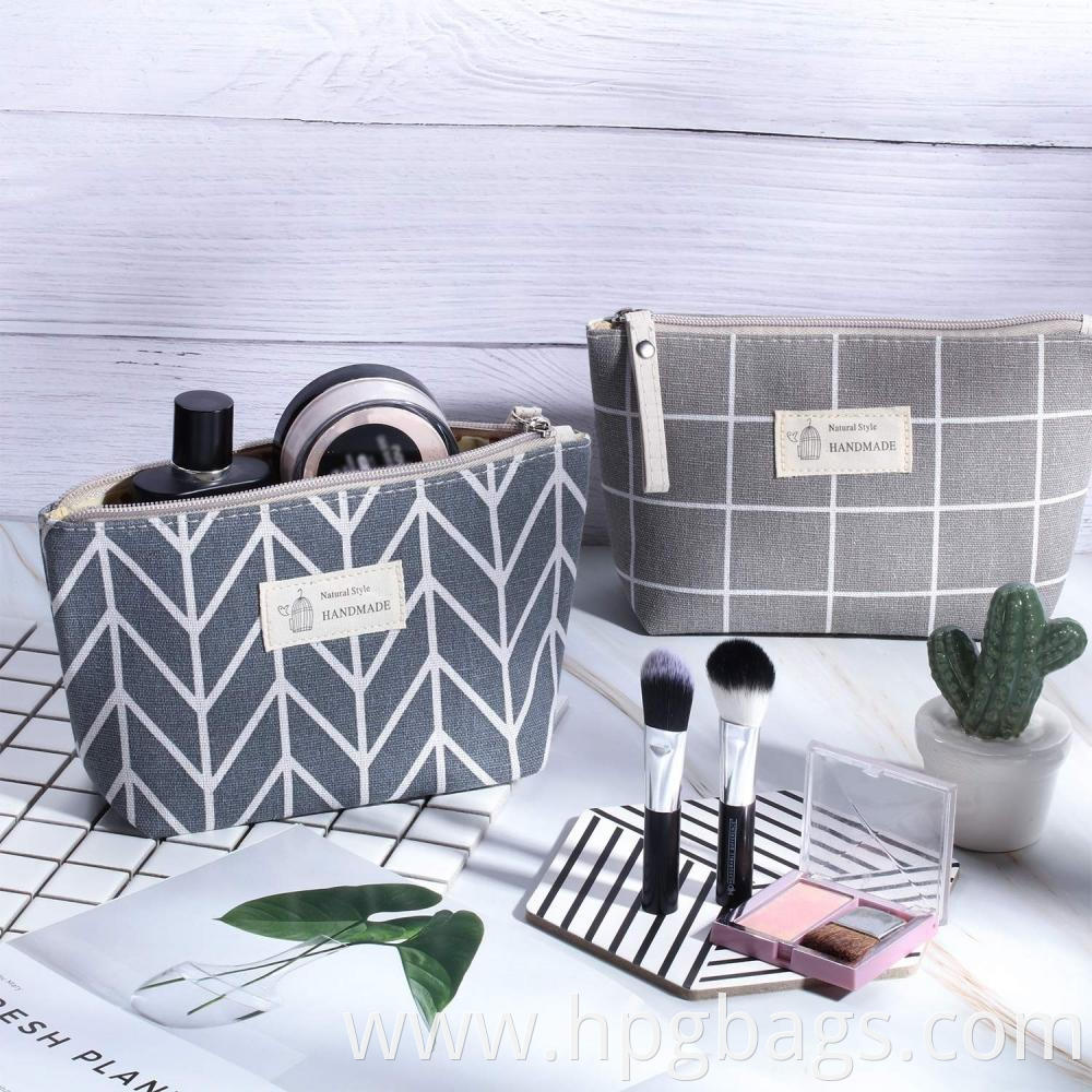 Canvas Cosmetic Bags